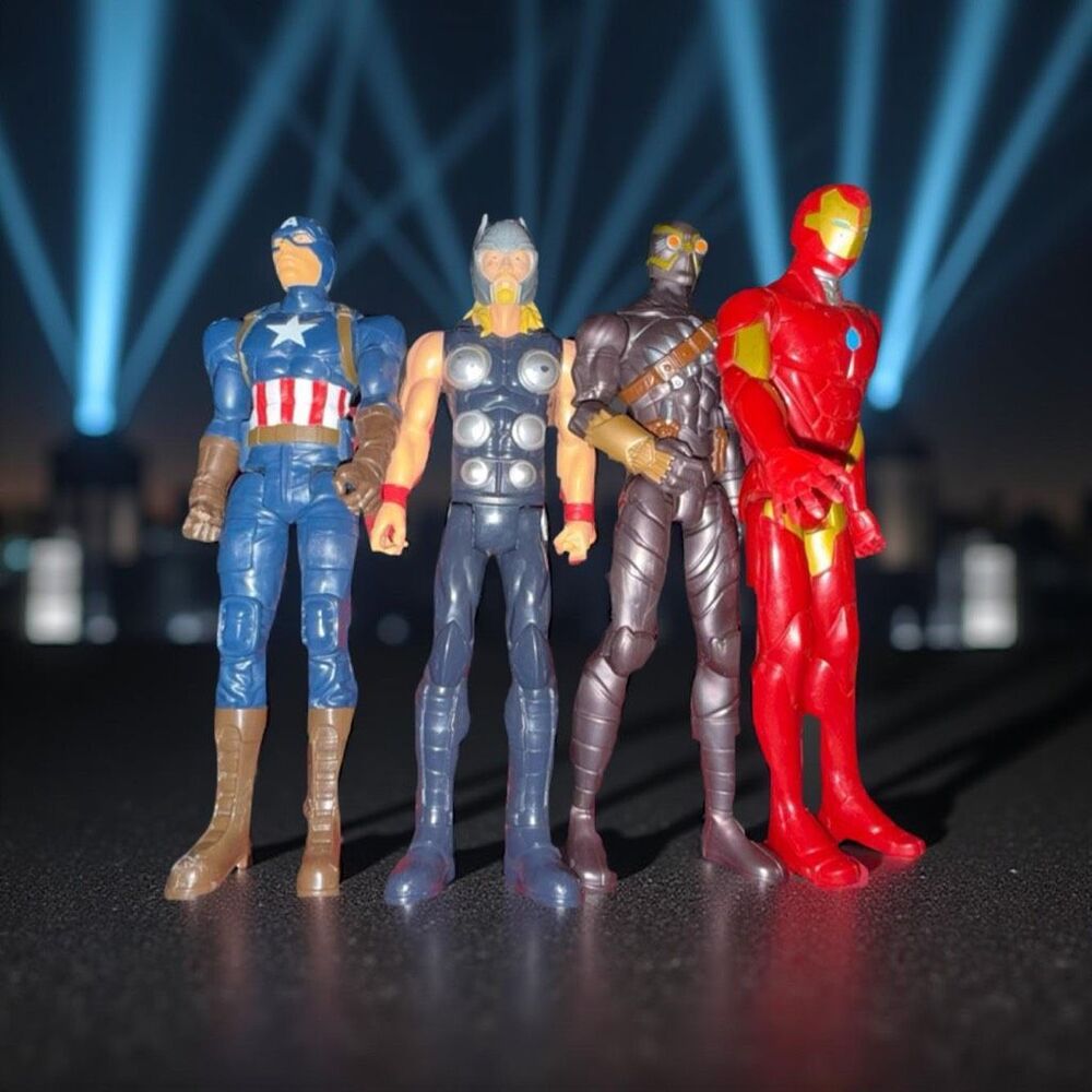 Hasbro Marvel Thor Ant Man Captain America Iron Man Action Figure 12” B13